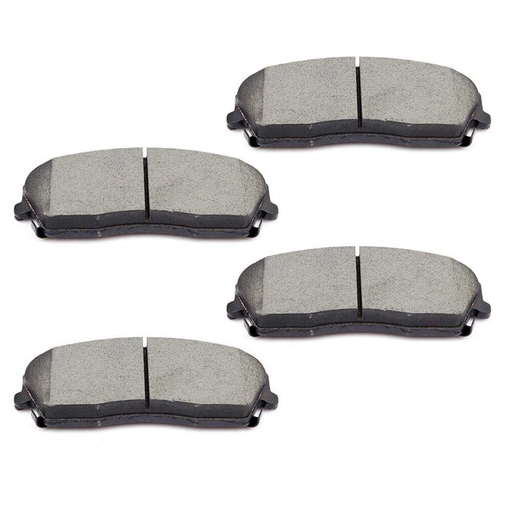 Front D1056 Ceramic 4pcs W Hardware Disc Brake Pad Set