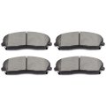 Front D1056 Ceramic 4pcs W Hardware Disc Brake Pad Set