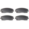 Front D1056 Ceramic 4pcs W Hardware Disc Brake Pad Set