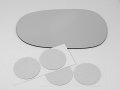 05-08 Jag S-type 02-08 X-type Left Driver Replacement Mirror Glass Lens With Adhesive Usa 