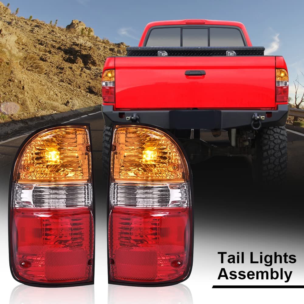 G-plus Tail Lights Assembly Fit For Toyota Tacoma 2001 2002 2003 2004 Rear Brake Lamps Left Driver Right Passenger Side