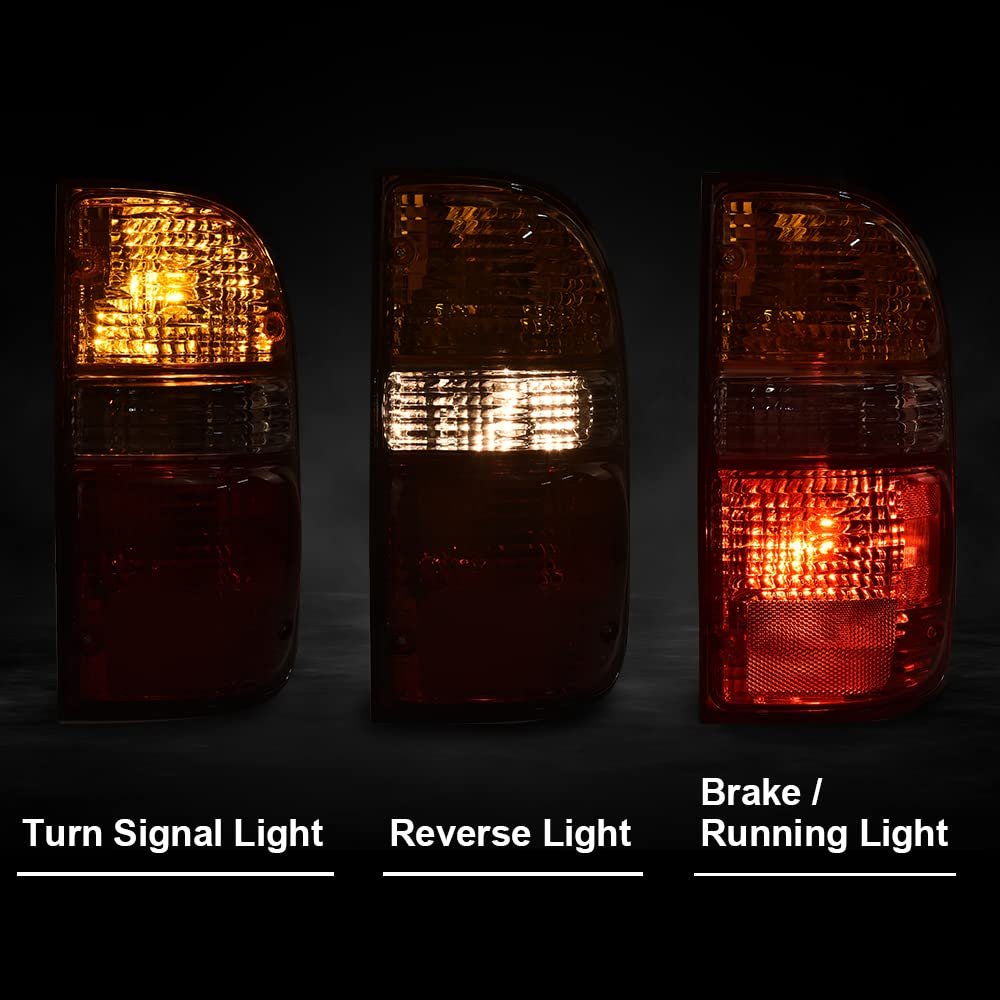 G-plus Tail Lights Assembly Fit For Toyota Tacoma 2001 2002 2003 2004 Rear Brake Lamps Left Driver Right Passenger Side