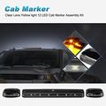 Partsam 3pcs Clear Lens Amber Yellow 12 Led Cab Roof Top Clearance Marker Lights For 2007 2014 Chevy Silverado Gmc Sierra 2500