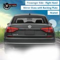 Passenger Right Side Mirror Glass Assembly With Plastic Back Plate Heated Compatible Vw Volkswagen 2011-2018 Jetta Mk6