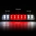 Compatible With Dodge Ram Pair Of Black Clear Corner Quad Headlight Dual Row Led 3rd Brake Light4th Gen Ds Dj D2