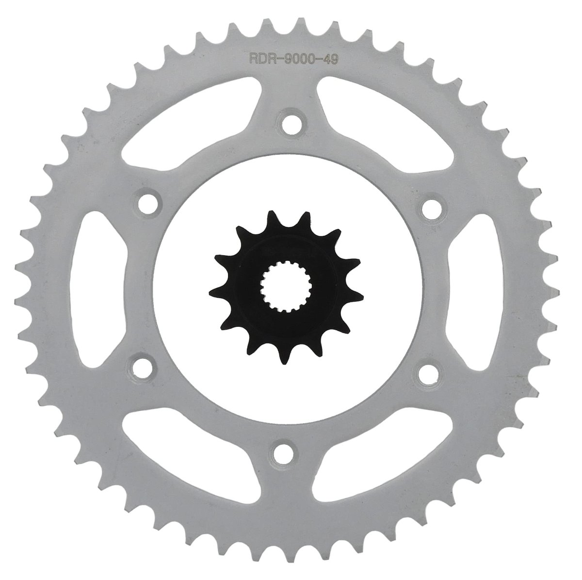 Blue Chain And Sprocket Kit 13 49 112l For Honda Cr250r 1992 1993 Steel Front Rear Sprockets With Non O Ring