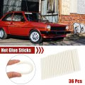 X Autohaux 36pcs 7 100mm Eva Paintless Dent Repair Hot Melt Glue Sticks White Universal For Car Auto