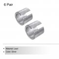 Uxcell 6 Pair Battery Post Shims Terminal Adapter Car Accessories Sleeves Positive Shim Lead For Most Rv Anode Cathode