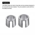 Uxcell 6 Pair Battery Post Shims Terminal Adapter Car Accessories Sleeves Positive Shim Lead For Most Rv Anode Cathode
