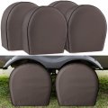 Leader Accessories 4-pack Tire Covers Heavy Duty 600d Oxford Wheel Waterproof Pvc Coating Protectors For Rv Trailer Camper Car 