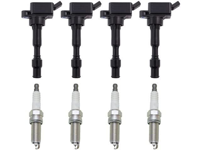 Ignition Coil And Spark Plug Kit 8 Piece For 2016-2017 Kia Forte 2 0l 4-cylinder