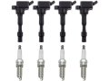 Ignition Coil And Spark Plug Kit 8 Piece For 2016-2017 Kia Forte 2 0l 4-cylinder 