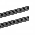 X Autohaux 4pcs 400mm 700mm 16 28 6x10mm Car Frameless Windshield Wiper Blade Refills