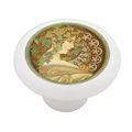 Laurel By Mucha Decorative High Gloss Ceramic Drawer Knob 