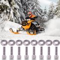 Gtpartes Exhaust Manifold Y Pipe Stainless Bolt Set Bolts Are For The Skidoo Mxz 800 600 
