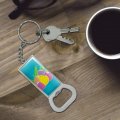 Graphics More Peeps Hatching Out Of Plastic Easter Egg Keychain Rectangle Chrome Plated Metal Bottle Cap Opener