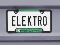 Green Lantern All Metal Black Open License Plate Frame