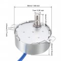 Uxcell Metal Gear Electric Synchronous Motor Ac 100-127v 0 8-1rpm 50-60hz Cw 4w