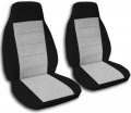 Totally Covers For 2004-2012 Chevy Colorado Gmc Canyon Two-tone Truck Bucket Seat Black And Gray 21 Colors Chevrolet 