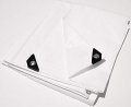 10 X 18 White Heavy Duty Waterproof 12 Mil Poly Tarp With Grommets Finished Size Approx 9 6 17 Canopy Tent Craft Fair Flea 