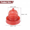 X Autohaux 2pcs Hydraulic Power Steering Cap 53697-sb3-952 Pump Reservoir Cover For Honda Civic Acura Tl Cl Rsx