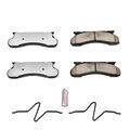 Z36-450 Carbon Fiber Ceramicront Brake Pad Set For Ford F 250 F 350 E Econoline Truck And Tow With Installation Hardware 