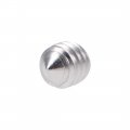 Uxcell 40pcs M6x6mm Internal Hex Socket Set Grub Screws Cone Point 304 Stainless Steel Screw
