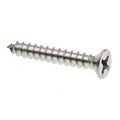 Prime-line Sheet Metal Screw Flat Head Phillips 12 X 1-1 2 In Grade 18-8 Stainless Steel Pack Of 25