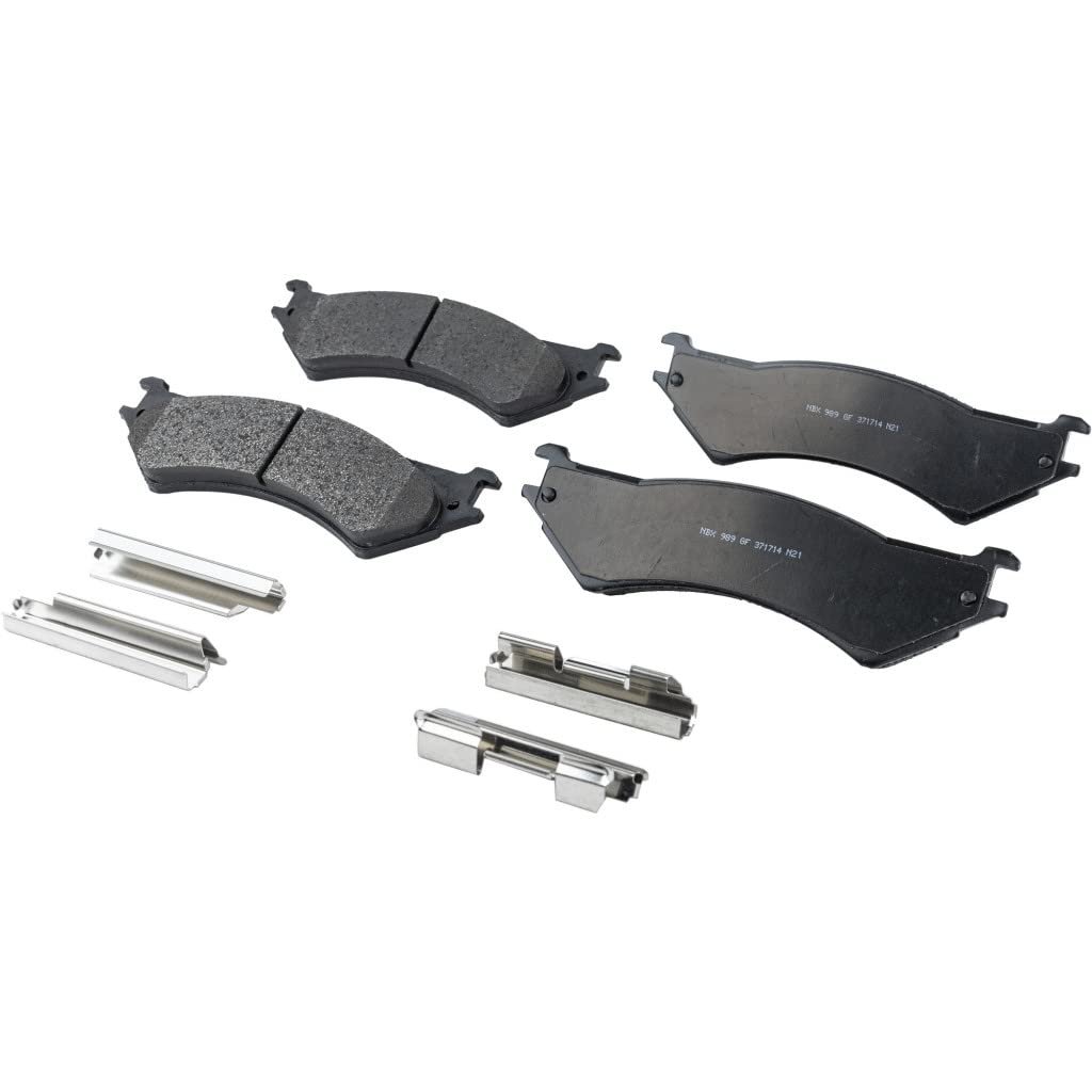 Brake Pads 4 Wheel Front And Rear Set For 2004d F-150 Heritage Replacement For F75z2001aa Surestop Pro Line Series Standard