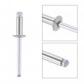 Uxcell Blind Rivets 304 Stainless Steel Pull Core Decoration 5mm Diameter 13mm Grip Length Silver Tone 25pcs