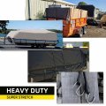 Cartman Rubber Bungee Cords Set 10pack 21 Inch 32a Max Stretch Heavy Duty Black Tie Down Straps For Outdoor Tarp Covers