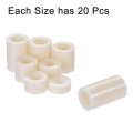 Uxcell Abs Round Spacer Assortment Kit Id 8 2mm Od 14mm For Screws 8 Sizes Plastic Standoff 5mm 8mm 10mm 12mm 15mm 18mm 20mm