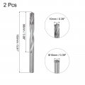 Uxcell 11mm Cutting Dia Cemented Carbide Twist Extra Long Drill Bit With Round Straight Shank For Hardened Steel Stainless