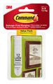 Command Picture Hanging Strips Value Pack Large White 12-strips 17206-12es 