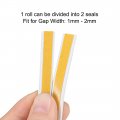 Uxcell Foam Tape Adhesive Weather Stripping 9mm Wide 2mm Thick 2 5 Meters Long White 3pcs