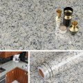 Livelynine Granite Contact Paper For Countertops Waterproof Removable Kitchen Peel And Stick Wall Roll Bathroom Grey Marble 