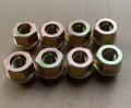 Wantone Racing 8pcs Factory Style 9 16-18 Open Design Bulge Wheel Lug Nuts 611-162 Replacement For 1994-2010 Dodge Ram 2500 