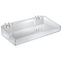 Azar Displays 556070 16 W Open Tray 2 Pack 
