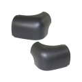 Rear Bumper Ends For Gmc Savana 1500 2500 3500 1996 To 2002 Driver And Passenger Side Pair Textured Black Plastic Step Pad 