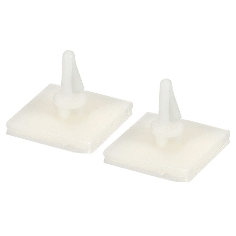 Patikil Adhesive Standoff 20 Pack Reverse Mount Insulation Bracket Isolation Column Pcb Spacer 6 3mm Supporting Height White