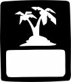 Jeeptails Island Palm Tree Tail Lamp Light Covers For Jeep Wrangler Jl Non-led Black Set Of 2 