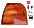 Niuparts Turn Signal Corner Lamp With Halogen Bulbs Warm White Driver Side Fit Peterbilt 377 385 375