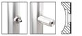 Crl Chrome 1-1 2 Tubing Adapter For 4 Diameter Standoff 