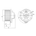 Blower Assembly For Land Rover Range Sport 2006 2013 Fits Jgc500050 Front Position Black Standard Style