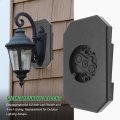 Saihisday Vinyl Siding Mounting Blocks Replacement For 1 2 Inch Lap Double And 4-inch Replacement Outdoor Lighting Setups