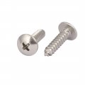 Uxcell M5x20mm Thread 316 Stainless Steel Truss Phillips Head Self Tapping Screw 10pcs