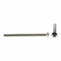 Prime-line Machine Screw Oval Head Phillips 1 4 In-20 X 3-1 2 In Grade 18-8 Stainless Steel Pack Of 15