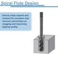 Spiral Flute Thread Taps M10 X 1 25 H2 Metric Machine Threading Tap Bit Nitrided Coated Screw Tapping Repair Tool M2 High-speed