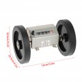 Rope Cable Length Counter Contador De Longitud Con Rueda Metal 1pc Rolling Wheel 5 Digits 0 9999 9 Max Speed 350rpm Grey Reset