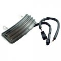 V-factor Tri-bar Red Led W Clear Lens Running Lights Fender Extension Kit For Harley-davidson Flhx 